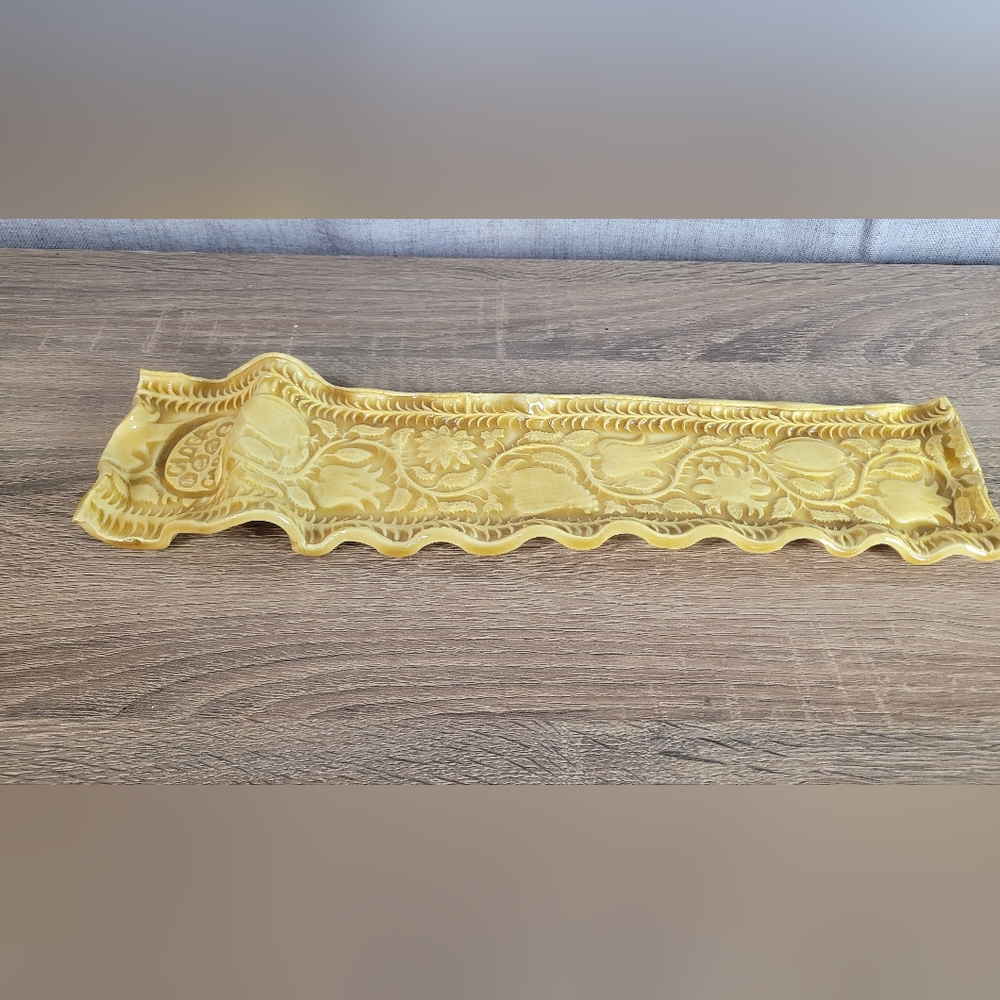 Vintage Handcrafted Decorative Ceramic Trinket Tray